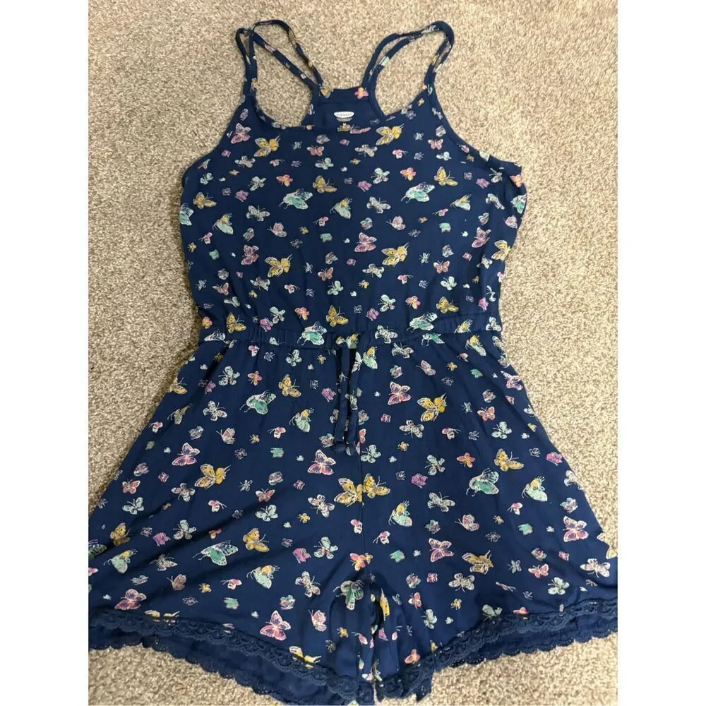 Old Navy Girls Short Romper sz 8